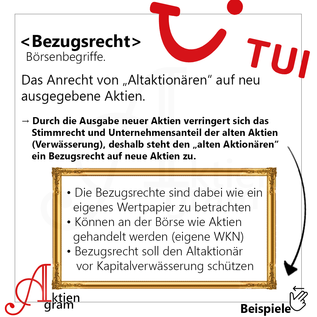 Bezugsrecht | TUI Kapitalerhöhung bei Trade Republic